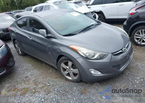 2013 Hyundai Elantra Gls z USA, uszkodzony, nr VIN 5NPDH4AE9DH370089